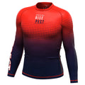 RISEPECT Men Custom logo Printed Wrestling Shirts Compression Rash Guard
