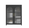 Steel Storage Cabinet Two Doors Cabinet Metal Sideboard Home Storage Cabinet