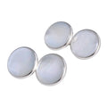Wholesale Natural Mother Pearl Shell Stone Elegant Cufflinks Custom Mens Suit Shirt Fashion Accessory Wedding Tuxedo Trendy Gift