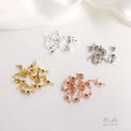 14K 18K Gold Silver Plated Clam Shell Accessories Large Hole Wire Buckle Chain Clip Buckle Diy Handmade Jewelry Accessories
