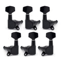 3R3L Black String Tuners Sealed Tuning Keys  Machine Heads Guitar Tuning Pegs for Electric Acoustic Guitar