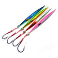 Topline Tackle 4pcs/lot Metal Jig Bait Weight 80g Trolling Hard Jigging Lure Bass Fishing Tackle Trout Diving Bait