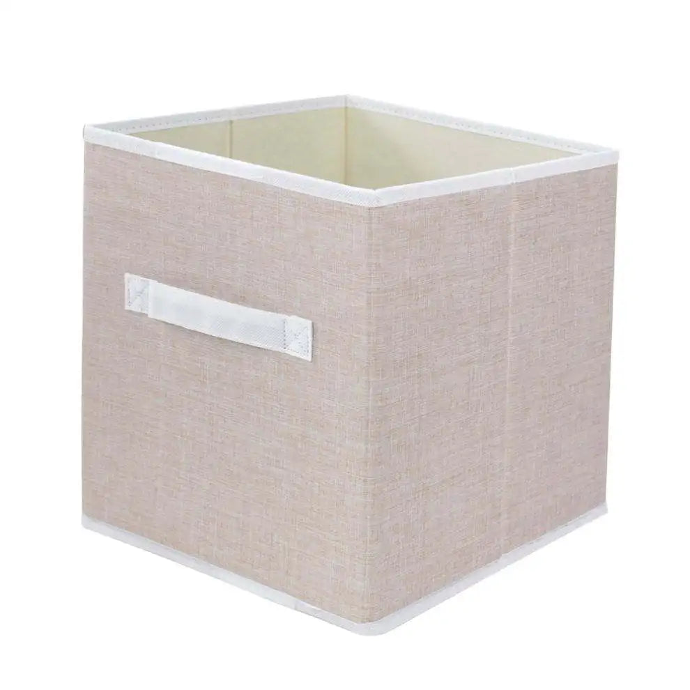 Folding Storage Cube Non-woven Fabric Closet Organizer Large Capacity Home Storage Box