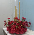 Y-Q093 Wholesale Candlestick Table Centerpiece Flower Wedding Central Candlestick Flower for Wedding  Decoration