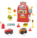 Playing House Toys With Light and Sound Gas Station Toy