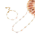 Trendy Hot Products+Fashion Accessories+Multi Color Flower Thin Chain Set