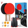 Customs Table Tennis Retractable Net Suit Professional Table Tennis Rackets and BallsPing Pong Paddles Set  OEM