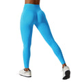 Peach Buttocks Lift Seamless Yoga Pants Crossover High Waist Leggings Running Sports Fitness Trousers
