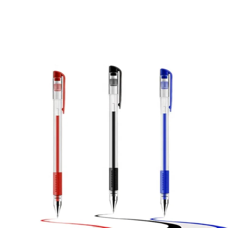 Factory Promotional Cheap Gel Pen Office Supplies Plastic Ballpoints Pens Custom logo