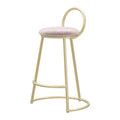 Quality Flannel Cushion Lounge Bar Chair Modern Simple Style Multi-Color Fabric for Home or Hotel Use