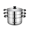 Sturdy and Durable Three-layer Steamer a Good Quality Steamer Worth Buying Hot Top Quality Steamer