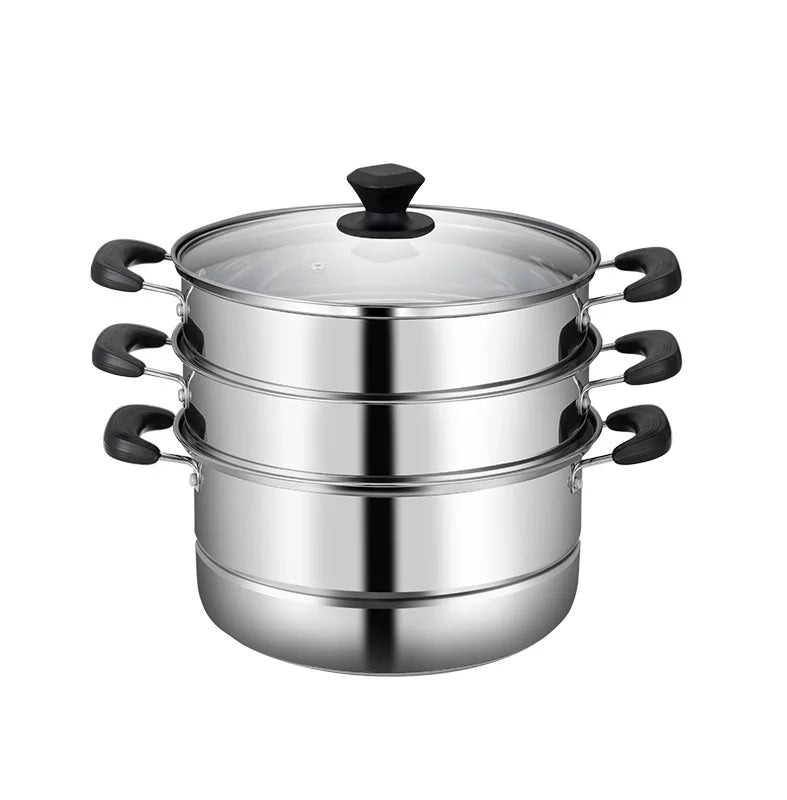 Sturdy and Durable Three-layer Steamer a Good Quality Steamer Worth Buying Hot Top Quality Steamer