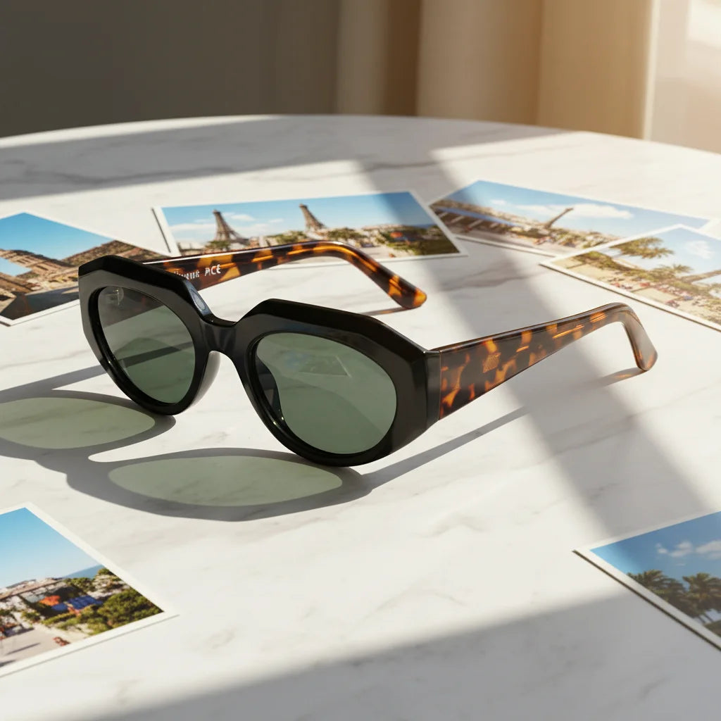 New Arrivals Hot Irregular Frame Thickness Acetate Sunglasses Sun Glasses for Men Women
