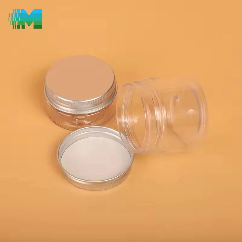 New Product Plastic Cosmetic Jars Recipiente De Plastico Transparent Eye Cream Skin Care Plastic Cosmetic Cans
