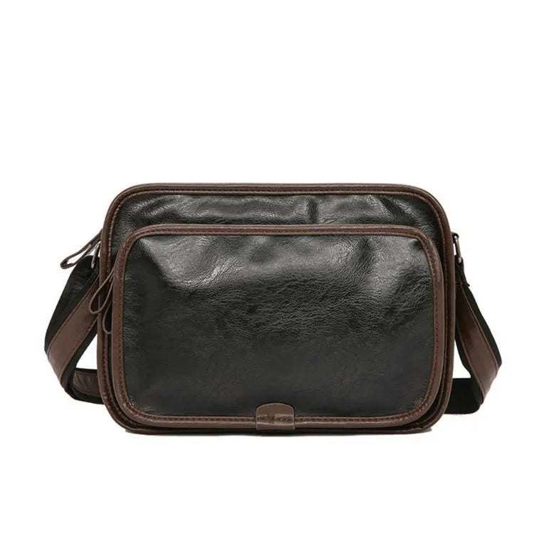 Wholesale Custom New Fashion Pu Leather Sport Side Chest Sling Crossbody Luggage Travel Shoulder Messenger Bag for Men Women
