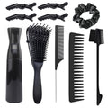 Best Seller Octopus Flat Hair Comb Set New Salon Hair Care Kit Macaron Color Popular Fashion for Home Personalized Set Plastic