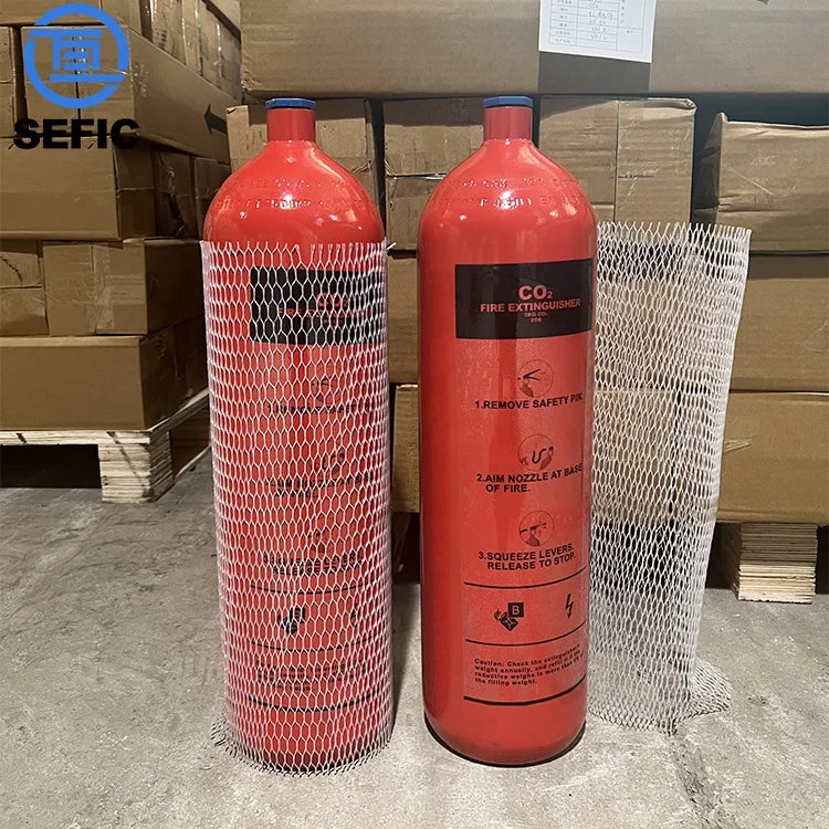 2kg 3kg 5kg 10kg 20kg 45kg Empty CO2 Gas Cylinder for Fire Extinguisher