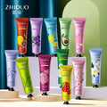 Private Label OEM Hot Sales ZHIDUO Hand Cream Lotion Fruits Plant Extract Organic Whitening Moisturizing Hand Cr