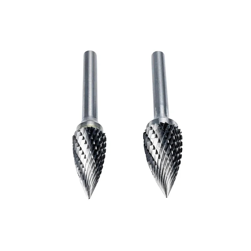 Single or Double Cut Tungsten Carbide Rotary Burs Tool Parts