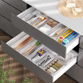 Multifunctional Drawer Organizer Kitchen Cabinet Drawer Retractable Desktop Stationery Cosmetics Medicine Organizer Box
