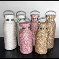 Diamond-Encrusted Double-Layer Insulated Thermos Cup-Rose Brand 350ml/500ml/700ml Christmas New Year & Thanksgiving Gift