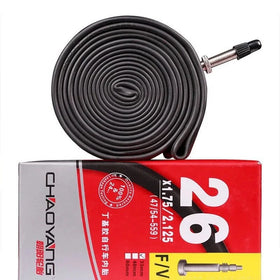 Ultra Light Chaoyang Bicycle Inner Tube High Quality Rubber for Road Bicycles BMX Kids' Bikes Sizes 26*1.75/2.125''