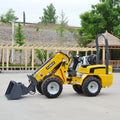 China Heracles Compact H180T 4x4 Skid Steer Loader Telescopic Rated Capacity Essential Components 1 Year Warranty Sale