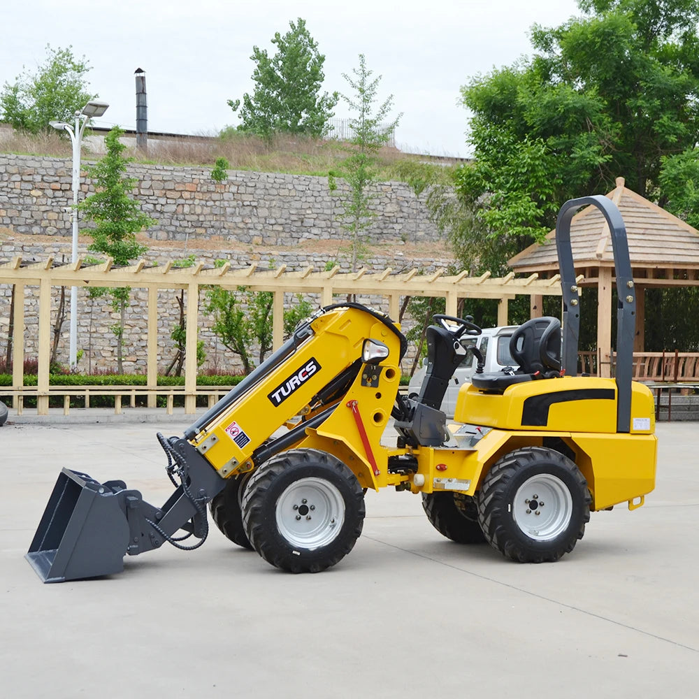 China Heracles Compact H180T 4x4 Skid Steer Loader Telescopic Rated Capacity Essential Components 1 Year Warranty Sale