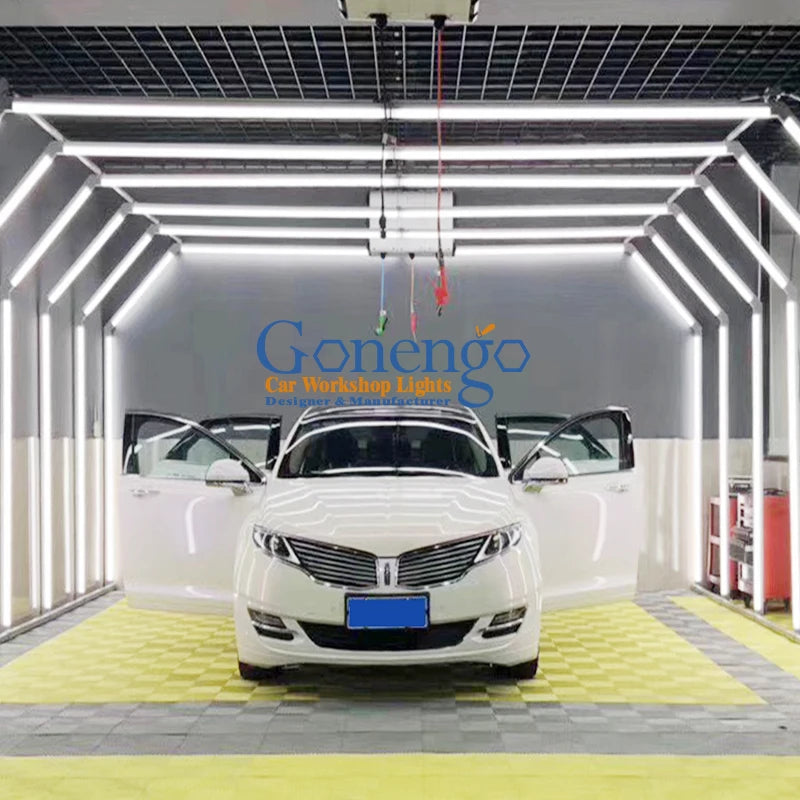 ZG/E1011 Best Selling Shadowless Car Showroom Design Professional Led Tunnel Shape Auto Industrial Lighting MegaBDM