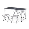 Wholesale Set 4 Customized Color Adjustable Height Heavy Duty Stainless Steel Folding European Design Outdoor Camping Furniture