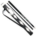 Hot Sale Present 58inch Nine-ball Carom Carbon Fiber Billiard Pool Cue Stick Bag Gift Set 2 -pc Billiard Cue Gift Set Kit & Case
