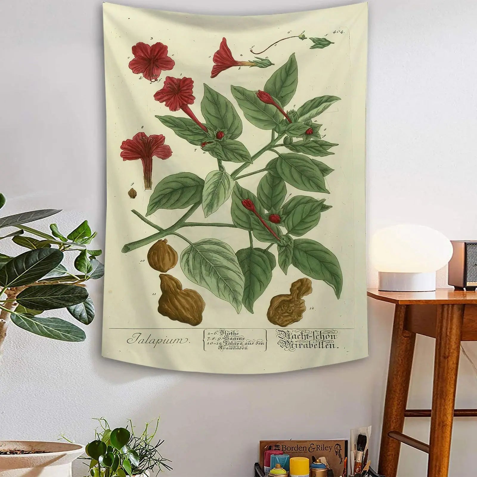Simple Style Boho Decoration Home  Wall Hanging Butterfly Flower Beach Towel Tapestry Decor