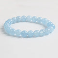 8mm Blue  Gemstone Natural Sapphire  Bracelet for  Women High Quality Fashion Jewelry