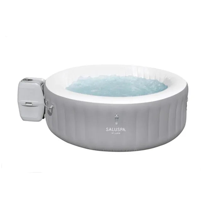Bestway 60038 Lay Z Spa Paris Inflatable Airjet Adult Spa Hot Tub 4-6 Person Spa LED