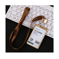 Company Employess Tag Aluminum Alloy Badges Holder for Office Staff ID Card Clear Pass Name Work Credentials Sleeve Hang Lanyard