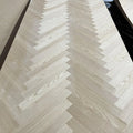 Factory Direct Sale AA Grade White Oak Wood Veneer Sheet Herringbone Oak Floor Engineered Wood Flooring 0.45mm