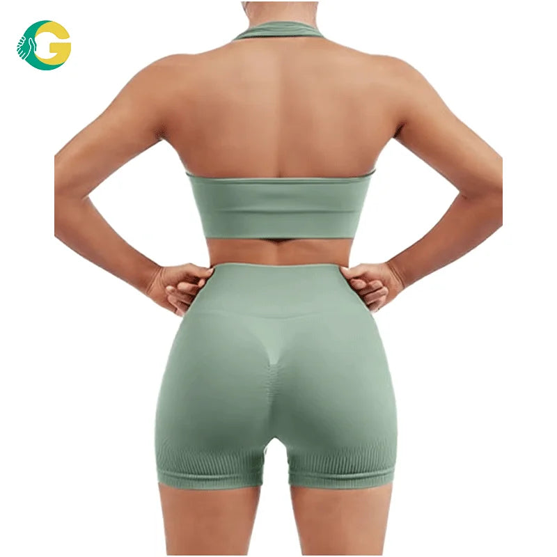 GC Conjuntos De Fitness Gym Conjuntos De Ropa Deportiva Para Mujer Two Piece Set Women Clothing 2023 Female Gym Wear