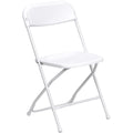 Outdoor White PP Plastic Resin Folding Chair-Modern Design for Hotel Banquet Bar & Dining Events