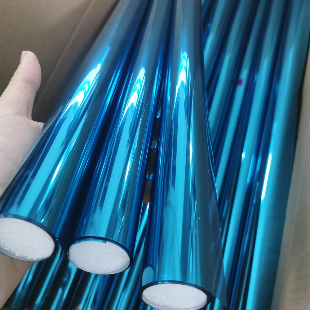 Commercial Dual Reflective Window Film One Way Mirror PET Privacy Tint for Car Windows Lower Price Decorative Function