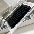 Wholesale Private Label Velvet Mink Lash Trays Individual Eyelash Extension 6-25mm Cashmere Matte Black Lash Extensions Supplies