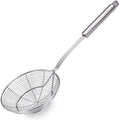 Factory Stainless Steel Fine Mesh Ladle Sieve Colander Kitchen Tools for Home for Tea Coffee Hot Pot Durable Metal Material