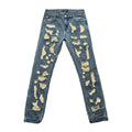 DENIMGUYS Men's Ripped Jeans High Street Men Y2k Heavy Distressing Denim Pants