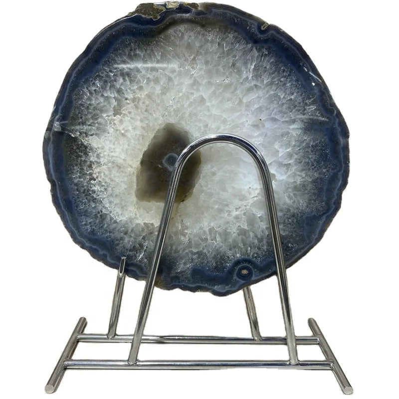 Factory Price Wholesale Large Size Agate Geode Slice Natural Agate Stone Slices