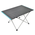 Portable Outdoor Ultralight Folding Aluminum Alloy BBQ Camping Picnic Table