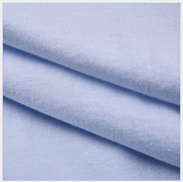Wholesale Cotton Merino Wool Knit Dotted Men Shirt Fabric Pearl Embellished Knit Fabric Jersey Fabric