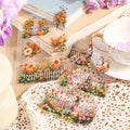 20pcs/pack PET Sticker Book My Garden Series Vintage Handbook DIY Decoration Stickers