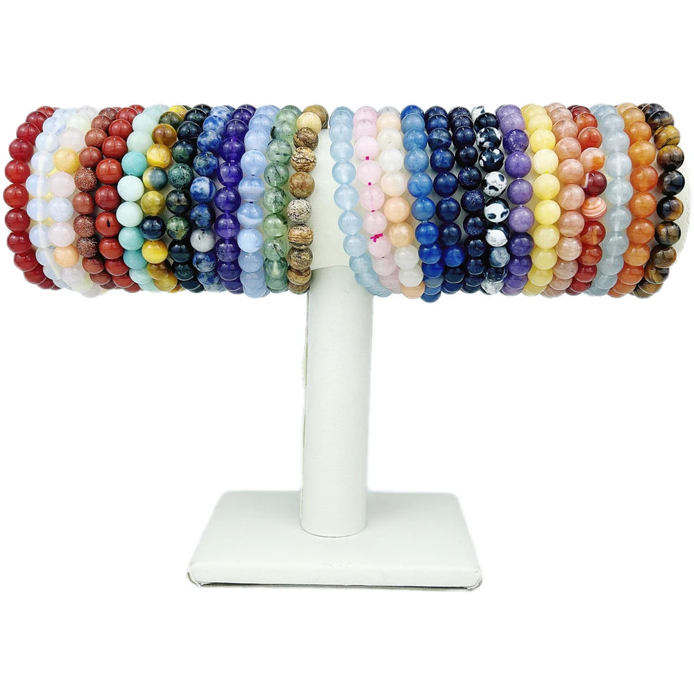 Wholesale Natural Crystal Carving Reiki Gemstone Crystal Bracelet for Decor Gifts