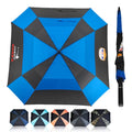 Extra Large European Design Straight Umbrella One-Touch Auto Open UPF 50+ Fiberglass Frame 190T Pongee Rubber Business Gifts