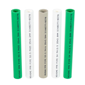 REHOME Factory PN12.5 20mm Plastic Customized Color PPR Water Supply Pipe