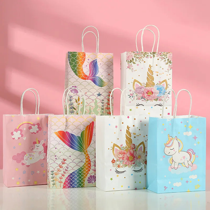 Factory Direct Sales Multi Color Optional Offset Printing Kraft Paper Gift Bags Paper Twist Supermarket Exhibition Promotion
